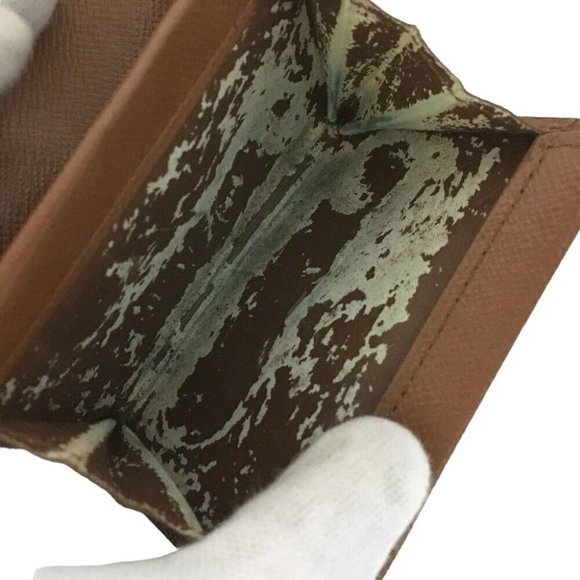 926131T Louis Vuitton Wallet Porte Monnaie Plat Brown Monogram - Picture 6 of 9